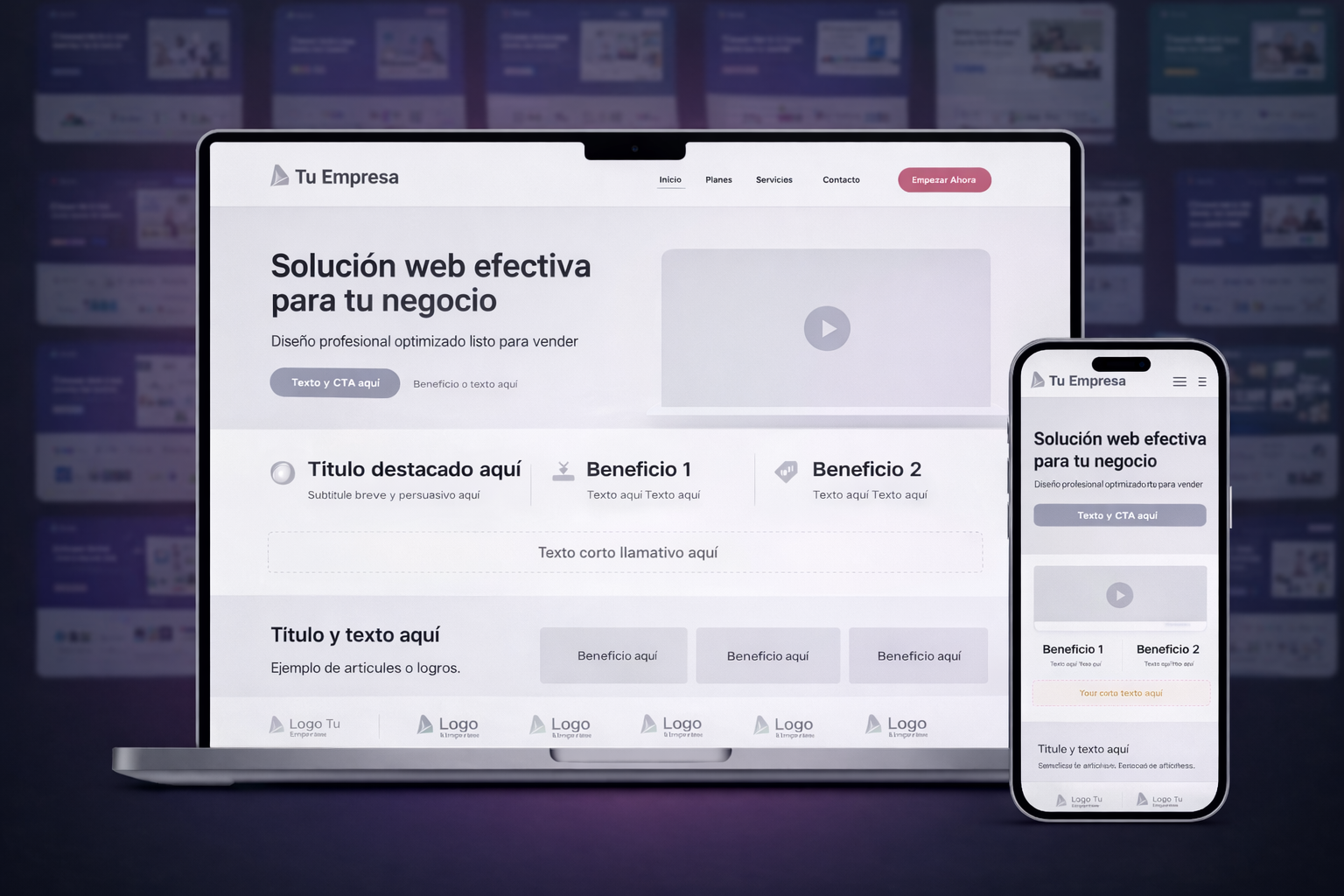 Vista de diseños web de Picea Digital
