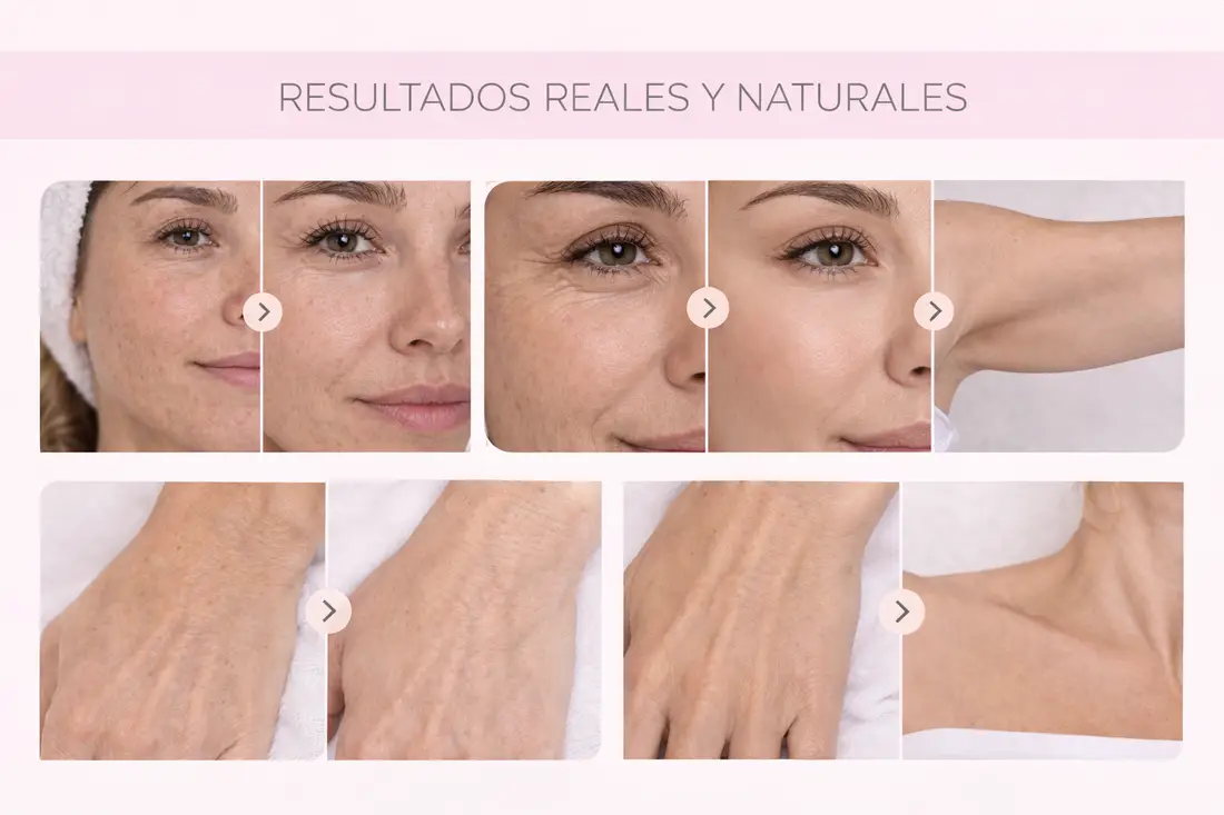 Antes y después de tratamientos estéticos
