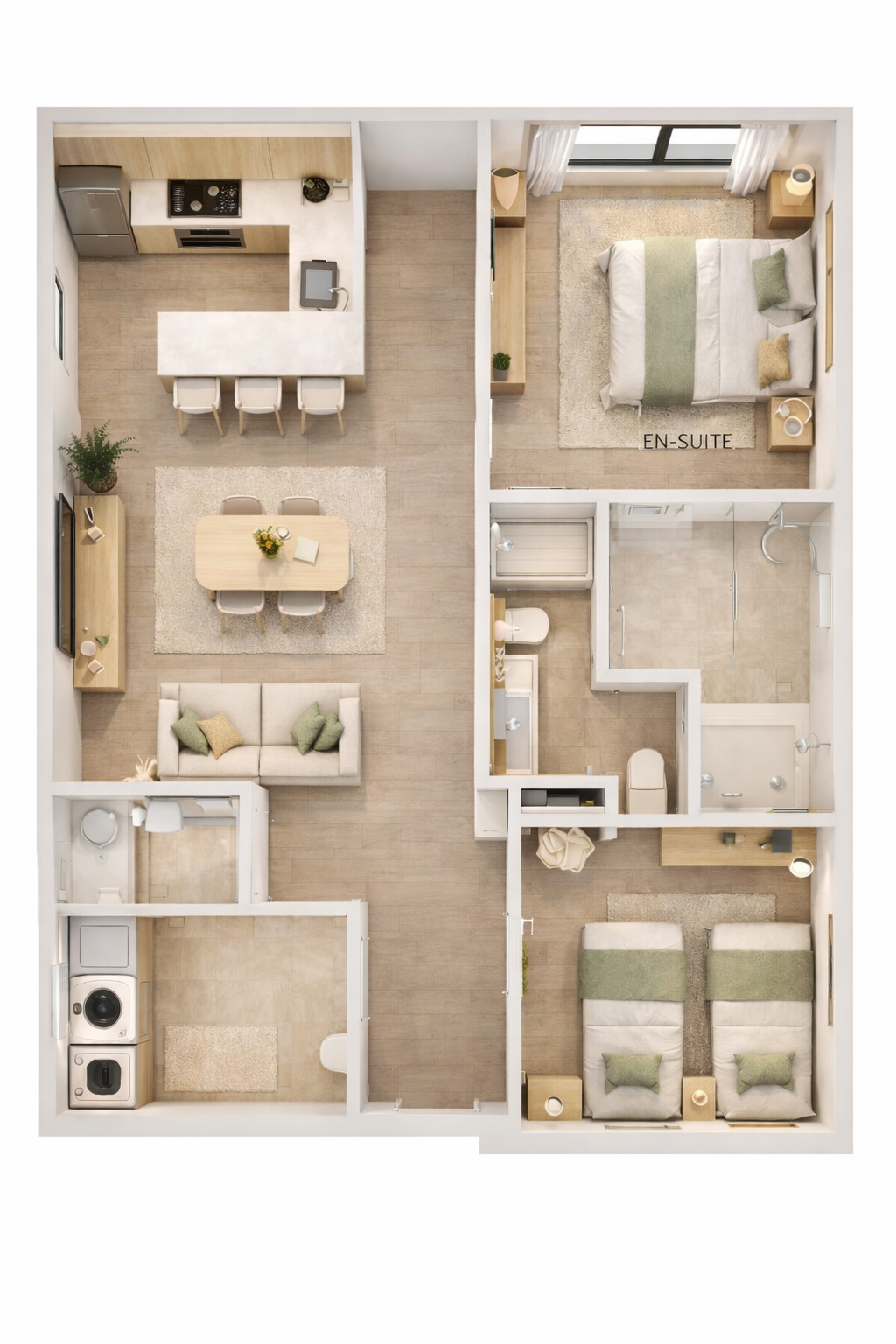 2BR Floor Plan